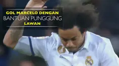 Berita video gol Marcelo dengan bantuang punggung lawan, Facundo Roncaglia, saat Real Madrid kalah dari Celta Vigo di Copa del Rey.