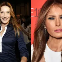 Carla Bruni dan Melania Trump (AFP/Bintang.com)