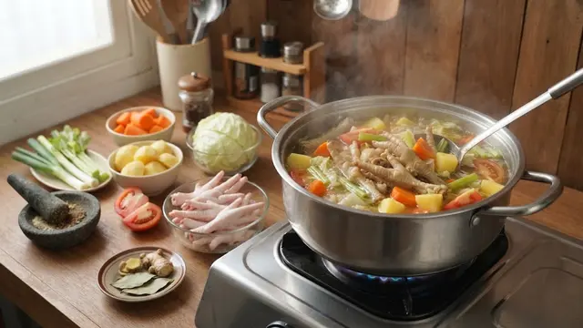 Cara Masak Sop Ceker Ayam yang Enak