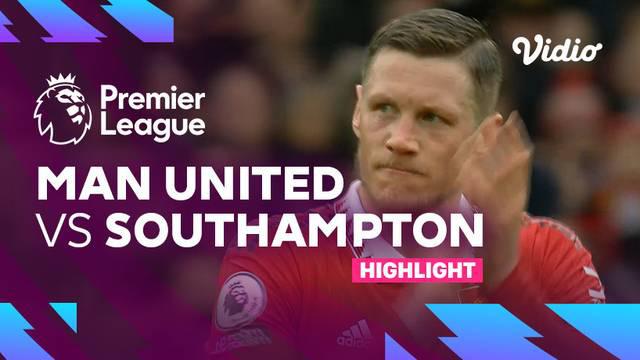 Highlights laga pekan ke-27 Liga Inggris (Premier League) 2022/2023 antara MU (Manchester United) melawan Southampton yang digelar Old Trafford, di mana Casemiro diganjar kartu merah, Minggu (12/3/2023) malam hari WIB.