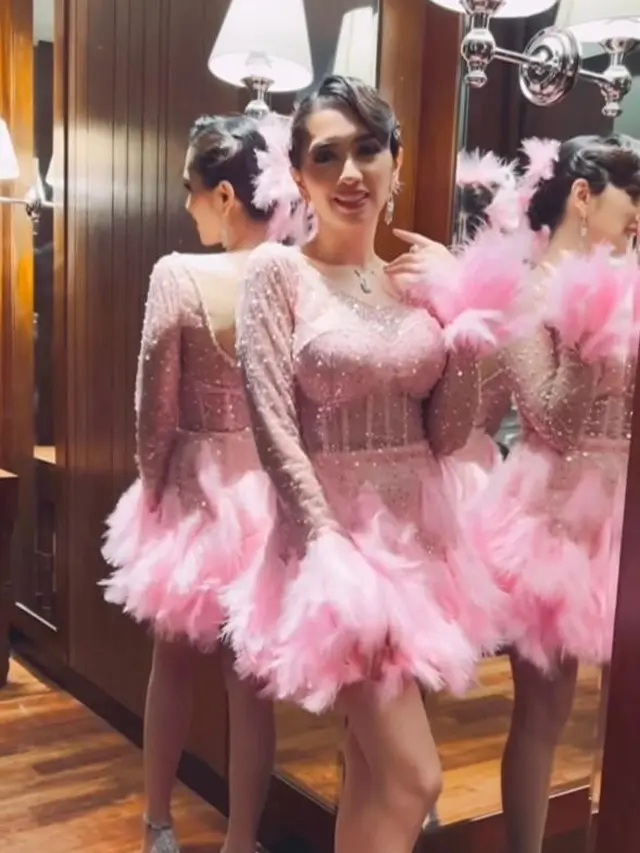 Bak Barbie, Penampilan Angel Karamoy Dibalut Dress Pink saat Rayakan Ultah ke-36 Tahun