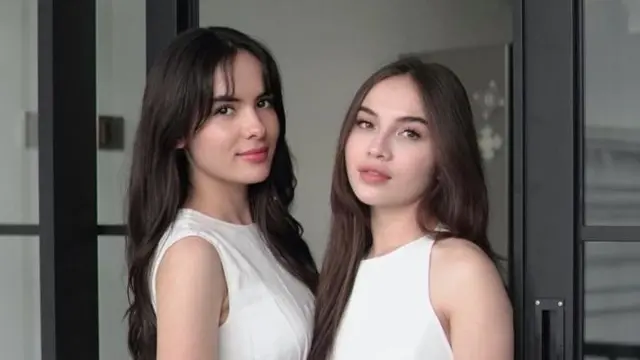 6 Potret Anggun Steffi Zamora dan Elina Joerg Kompak Berbusana Dress Putih