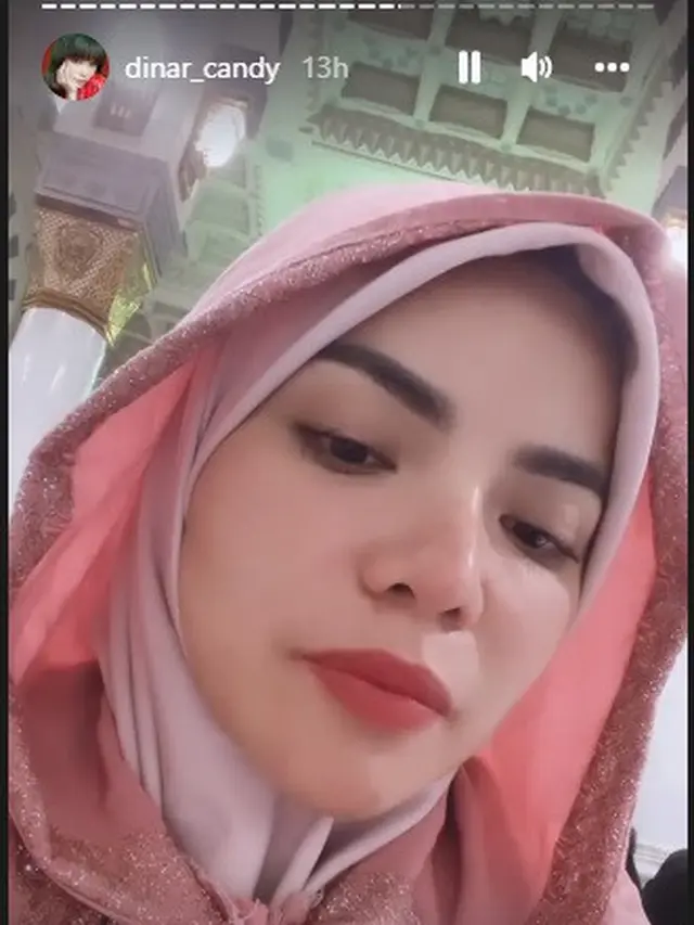 Dinar Candy umrah di bulan Ramadhan 2022 (Foto Instagram/@dinar_candy)