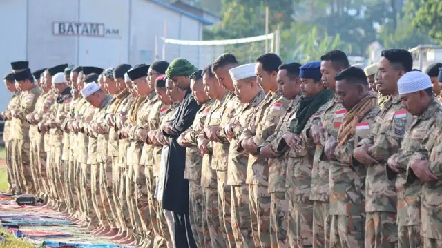 Suasana Lebaran Pasukan Garuda XX-S Monusco di Kongo
