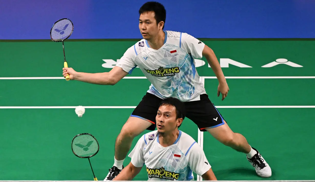 Kemenangan ini mengantar The Daddies melaju ke semifinal Australia Open 2024. (Saeed KHAN/AFP)