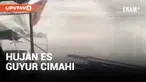 Cimahi Diguyur Hujan Deras dan Butiran Es