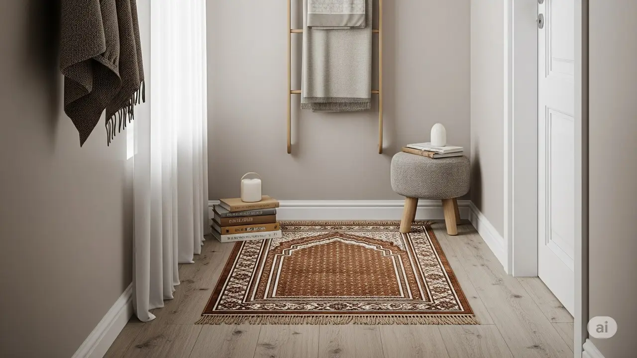 Desain Mushola dalam Rumah Sederhana. Foto: Gemini