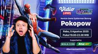 Nonton Game Bareng Pokopow: Spider-Man. (Sumber: Vidio)
