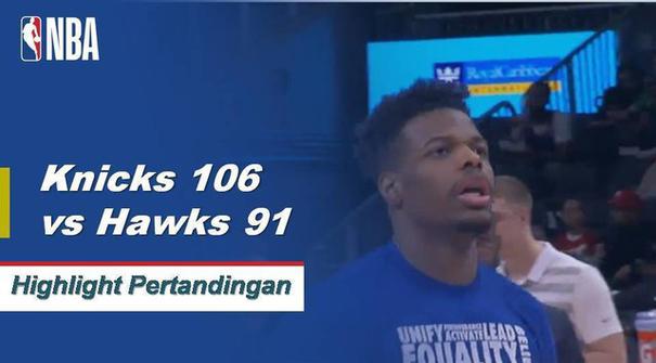 Dennis Smith Jr. mencetak 19 poin dan tujuh assist ketika New York mengalahkan Atlanta.