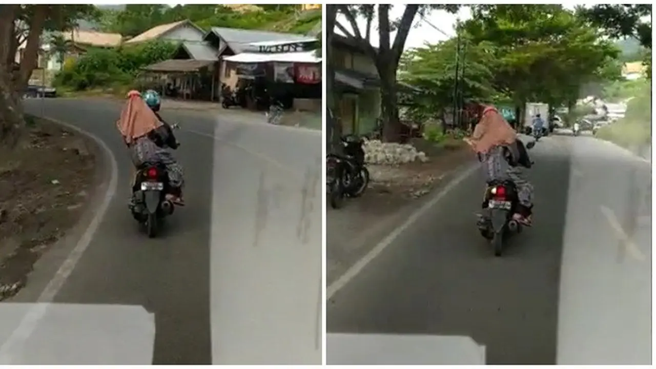 Viral Video Cara Duduk Wanita saat Dibonceng Ini Nyeleneh, Bikin Geleng Kepala