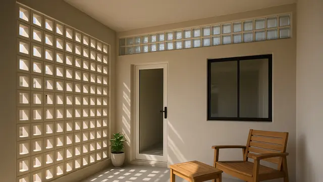 Model Rumah Minimalis Kombinasi Roster dan Glass Block (Foto: ChatGPT)