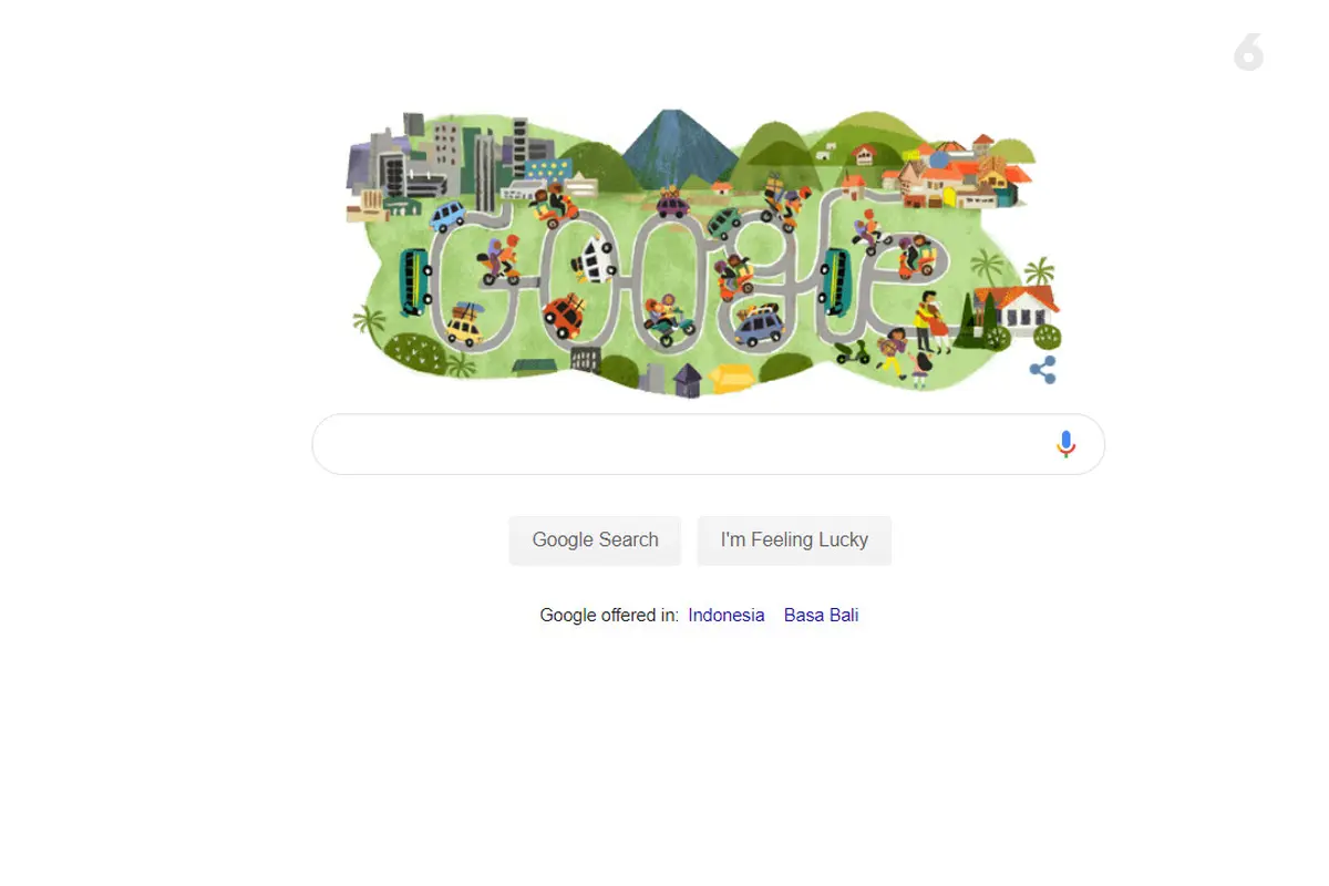 Google doodle mudik