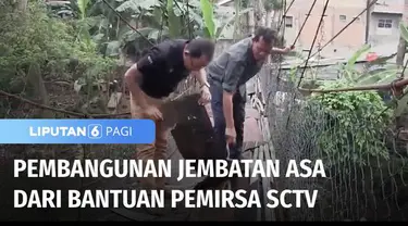 Setelah puluhan tahun mendambakan jembatan yang aman, warga Pasir Gunung Selatan, Depok, akhirnya segera mendapat harapannya. Sebelumnya pejabat dan kepala daerah sudah sering melihat jembatan ini dan berjanji, namun justru YPP SCTV-Indosiar yang mew...