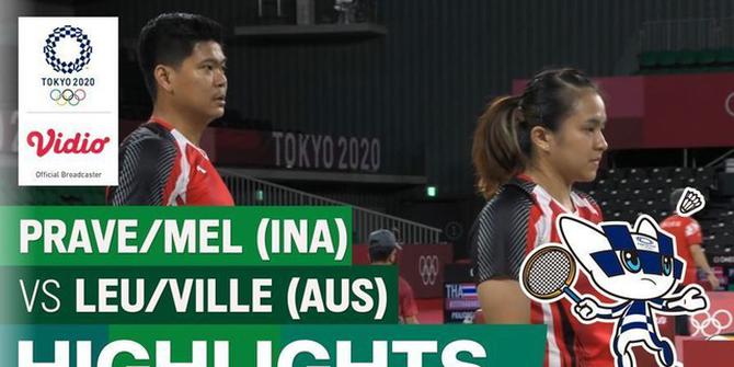 VIDEO: Highlights Bulutangkis Olimpiade Tokyo 2020, Praveen / Melati Menang Lawan Wakil Australia