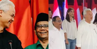 Penampilan Ganjar Pranowo dan Mahfud MD. [Instagram]