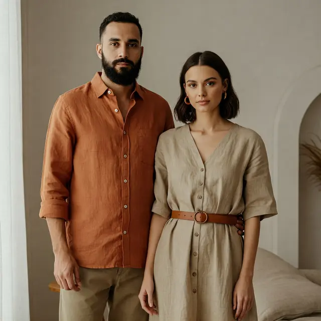 8 Inspirasi Baju Sarimbit Warna Cokelat Terbaru 2025, Tampil Serasi dan Elegan