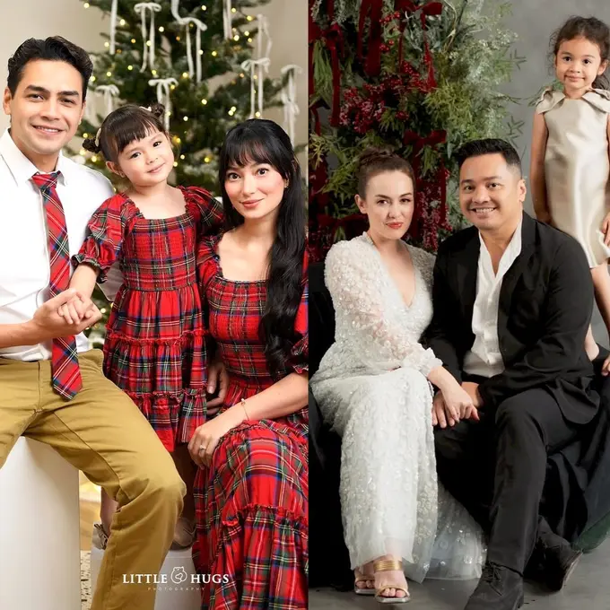 8 Gaya Kompak Keluarga Artis di Pemotretan Bertema Natal 2024, dari Asmirandah hingga Rianti Cartwright