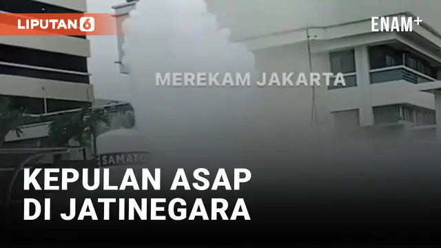 Asap Mengepul di Jatinegara Akibat Tabung Oksigen Bocor