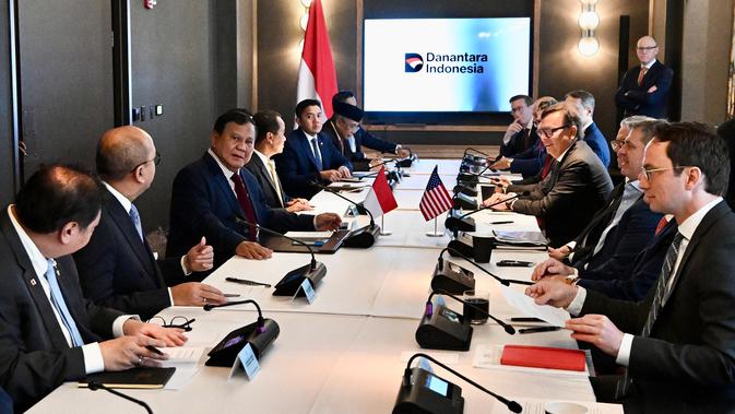 Prabowo Terima 12 CEO Global di Washington DC, Perkuat Kemitraan Investasi Strategis