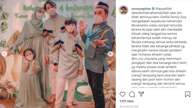 Sonny Septian - Fairuz A. Rafiq (Foto: Instagram/@sonnyseptian)