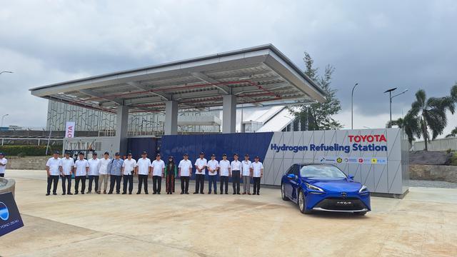 Habiskan Investasi Rp 35 Miliar, Toyota Resmikan Fasilitas Hidrogen di Karawang (Arief A/Liputan6.com)