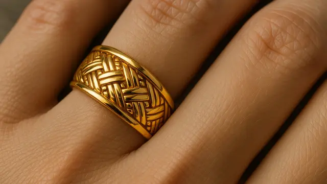 Model Cincin Belah Rotan 3 Gram di 2025/Gambar via AI