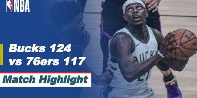 VIDEO: Highlight NBA, Philadelphia 76ers Telan Pil Pahit Dikandang Milwaukee Bucks 124-117