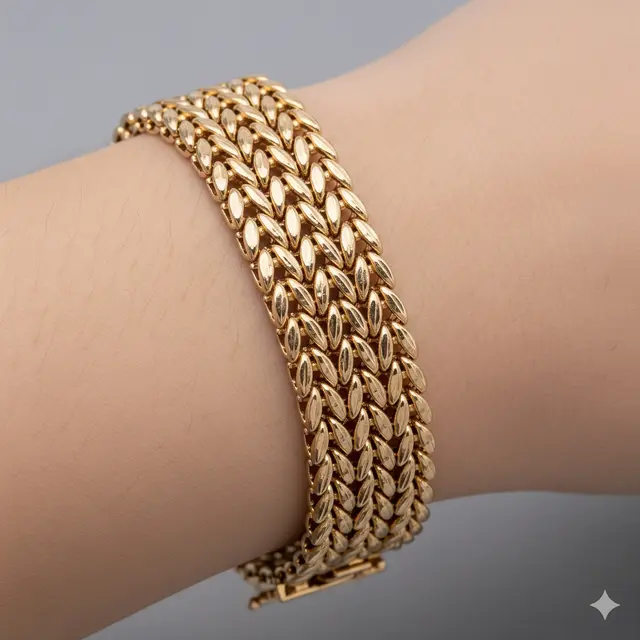 Gelang Hollow Emas Tua 10 Gram Klasik Tapi Mewah 2025. Gemini