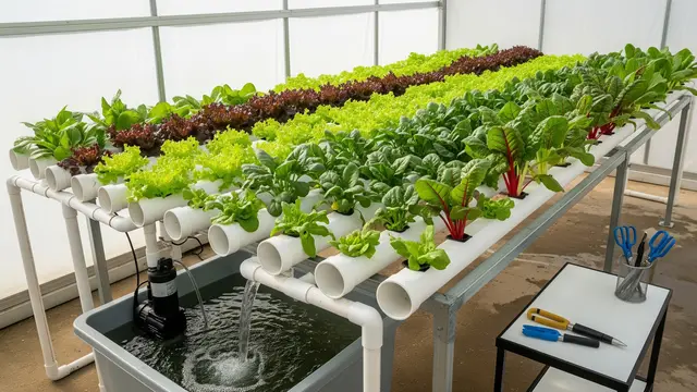 Kebun Hidroponik Sederhana Tapi Bisa Panen Setiap Minggu/Gemini AI