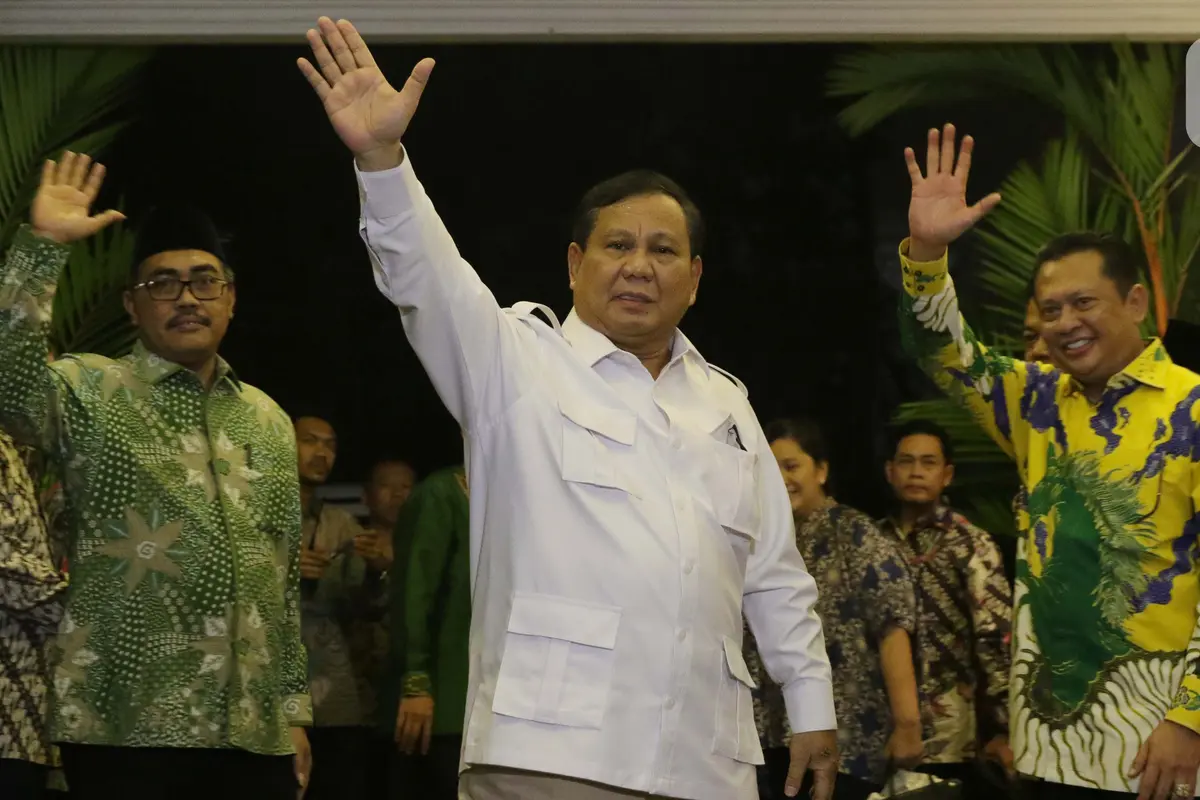 Pimpinan MPR Datangi Kediaman Prabowo