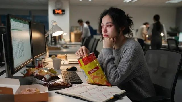 Ciri Orang yang Suka Ngemil Saat Bekerja