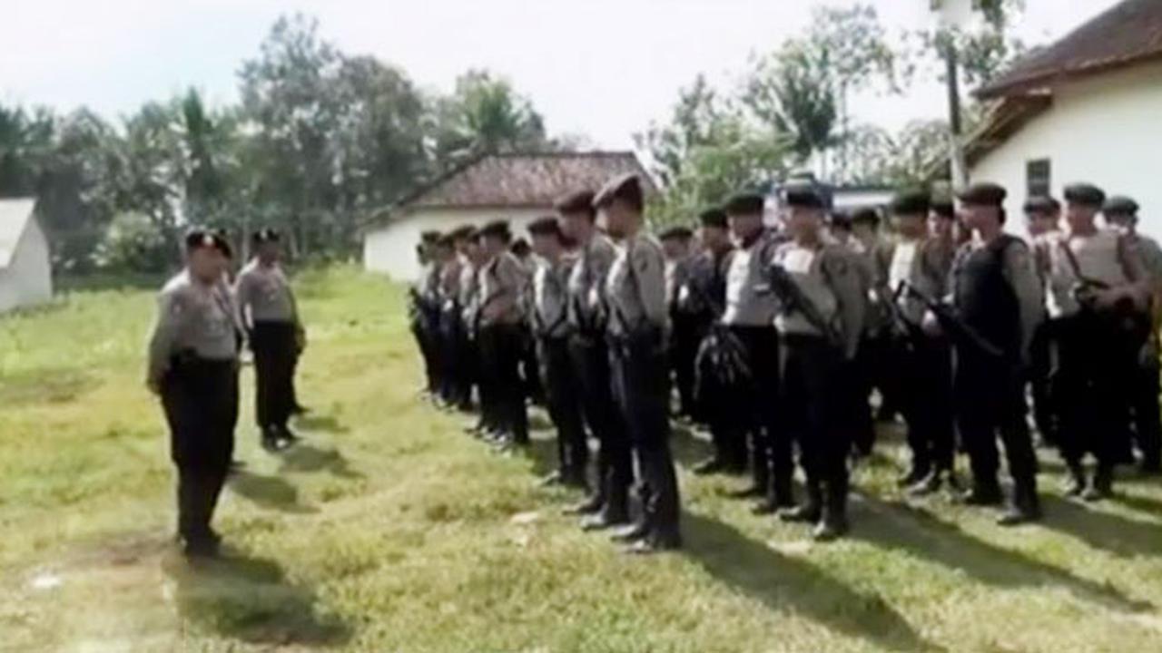 Polisi Bersiaga Pasca-Bentrok Dua Desa di Lampung