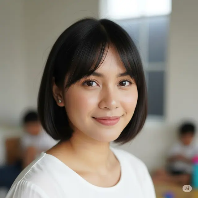 Model Rambut Pendek Emak-Emak. Foto: Gemini