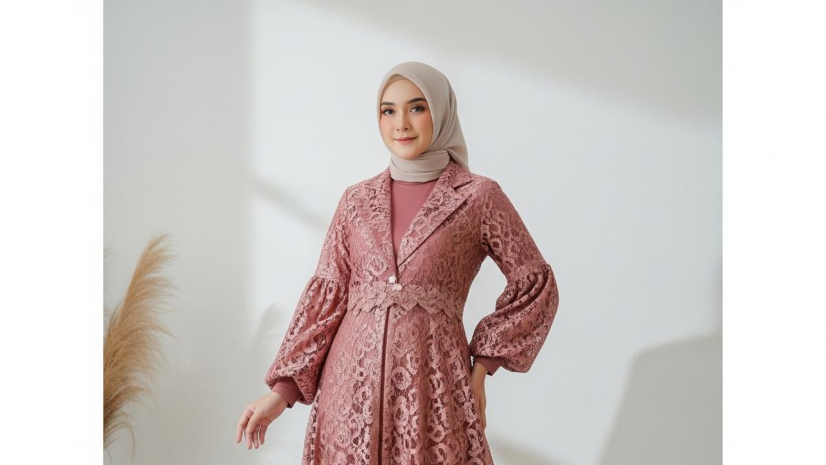 8 Warna Gamis Blazer Brokat yang Cocok untuk Tema Acara 2025 dan Cara Memilihnya