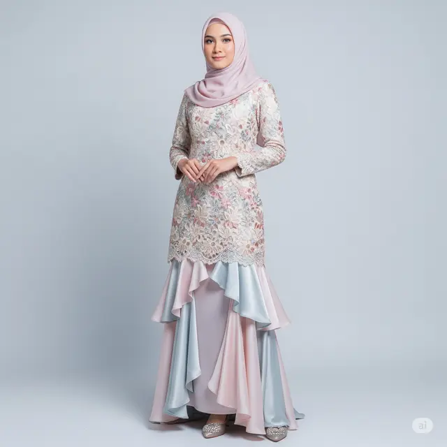 Pilihan Dress Brokat untuk Pengajian yang Memukau.
