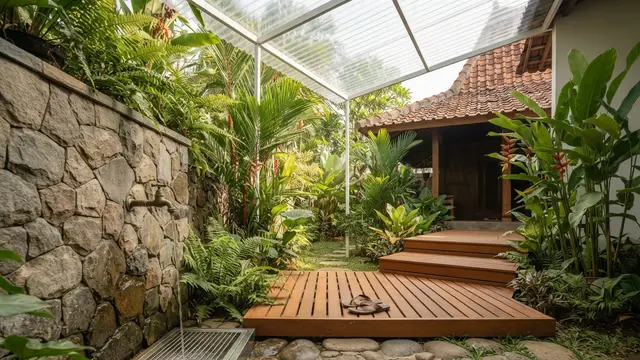 Model Tempat Wudhu Outdoor yang Sederhana tapi Nyaman