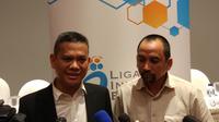 Direktur Utama PT Liga Indonesia Baru, Berlington Siahaan, tidak berpihak pada klub Liga 1 manapun. (Bola.com/Juprianto Alexander)