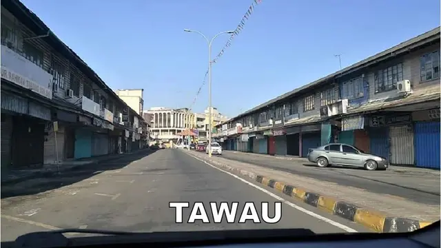 Malaysia Lockdown, 10 Potret Terkini Sabah yang Kosong Bak Kota Hantu