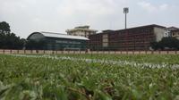 Penampakan markas baru Bhayangkara FC, Stadion Perguruan Tinggi Ilmu Kepolisian (PTIK), Jakarta Selatan.