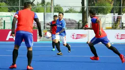 Para pemain bertanding dalam AIA Championship 2019, Jakarta, Sabtu (12/1). Kompetisi ini terbagi dalam dua kategori yakni AIA League dan AIA Partner League. (Liputan6.com/HO/Fahmi)
