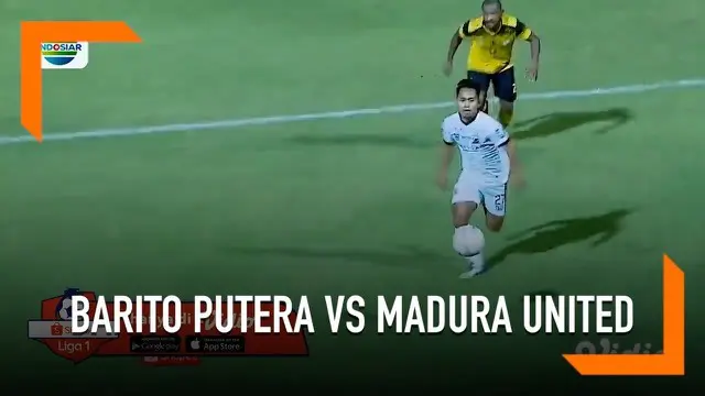 Barito Putera tumbang 0-1 dari Madura United di pekan kedua kompetisi Shopee Liga 1 2019 di Stadion 17 Mei Banjarmasin, Jumat (24/05).