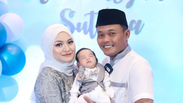8 Momen Aqiqah Anak Sule dan Nathalie Holscher, Bernuansa Serba Biru