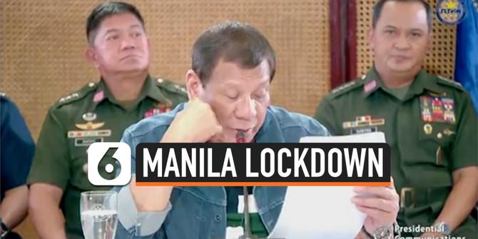 VIDEO: Alasan Presiden Duterte 'Lockdown' Manila