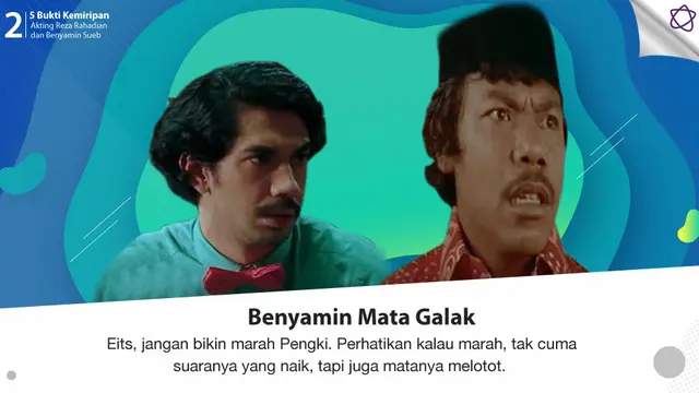 [Bintang] Reza Rahadian dan Benyamin Sueb
