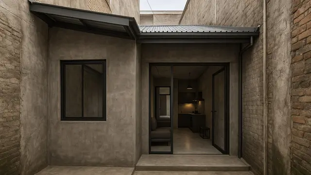 Rumah Sederhana Leter L di Gang Sempit (Foto: ChatGPT)