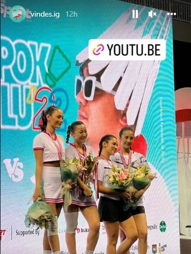Erika Carlina dalam Tepok Bulu 2022 (Foto: Instagram @vindes.ig)