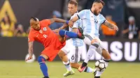 Masih Tanpa Gol, Argentina Vs Chile Berlanjut ke Extra Time