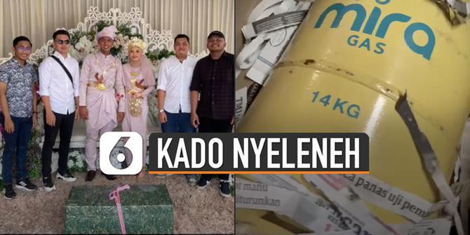 VIDEO: Kocak, Pemuda Ini Berikan Kado Pernikahan yang Nyeleneh Untuk Temannya