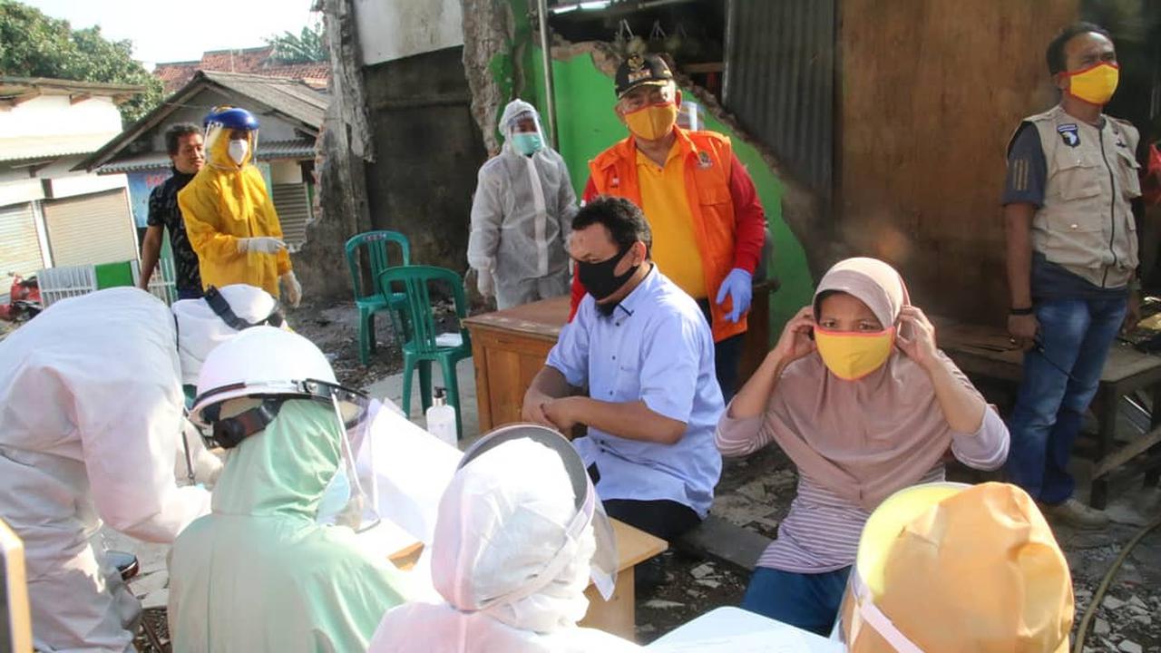Tes swab di pasar-pasar Kota Bekasi