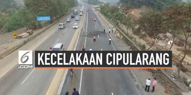 VIDEO: Olah TKP Kecelakaan Beruntun Purbaleunyi